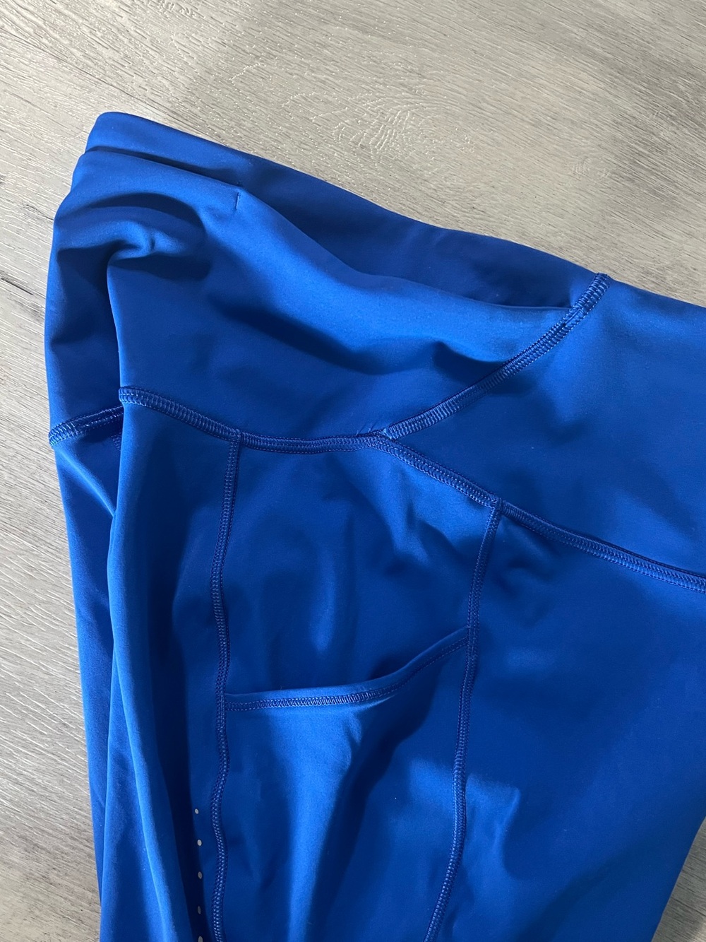 lululemon athletica Fast and Free High Rise Bike Shorts - Cobalt Blue - Picture 7 of 8